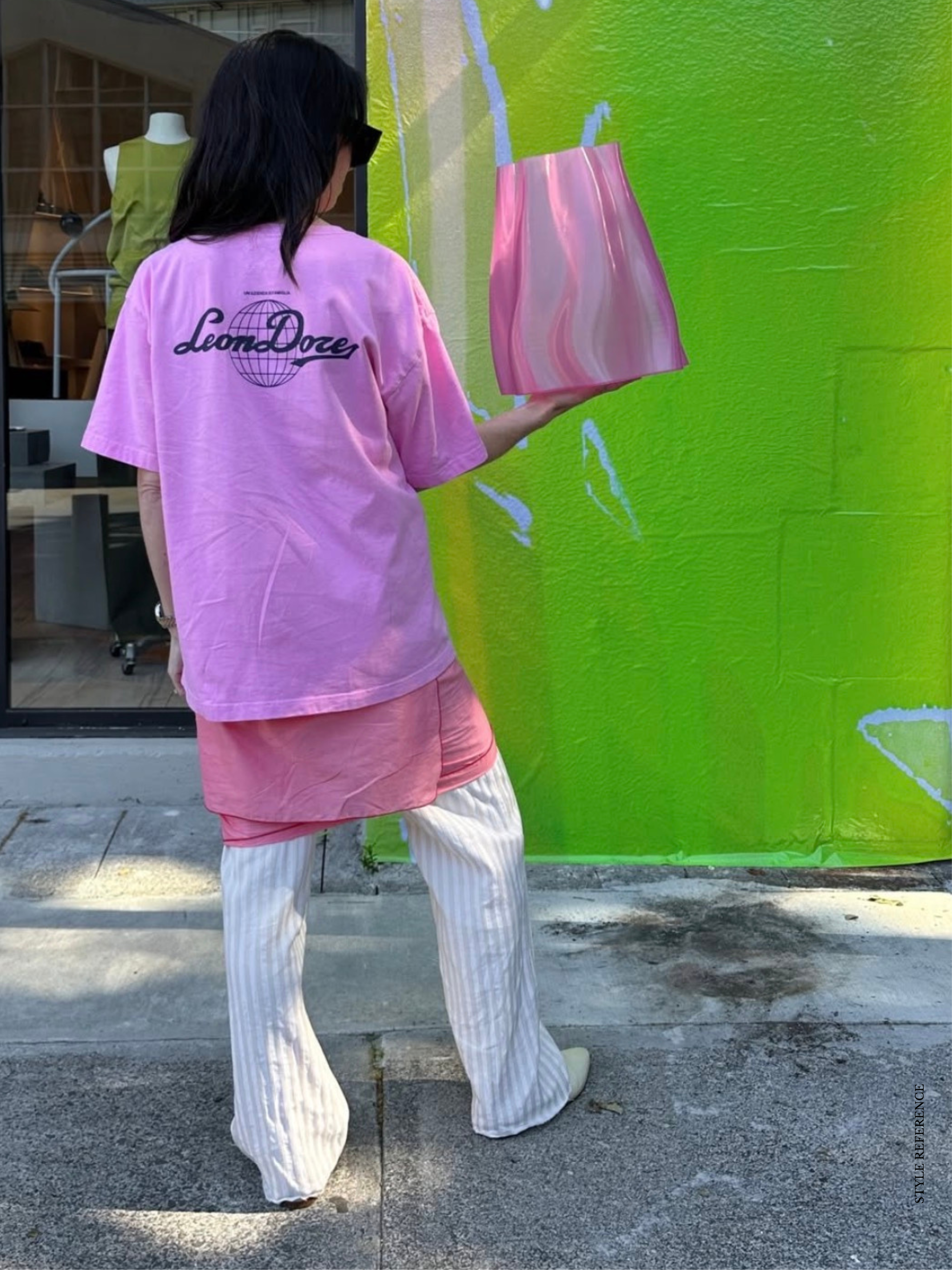 Lumen S Piece, in Soft Pink Cotton