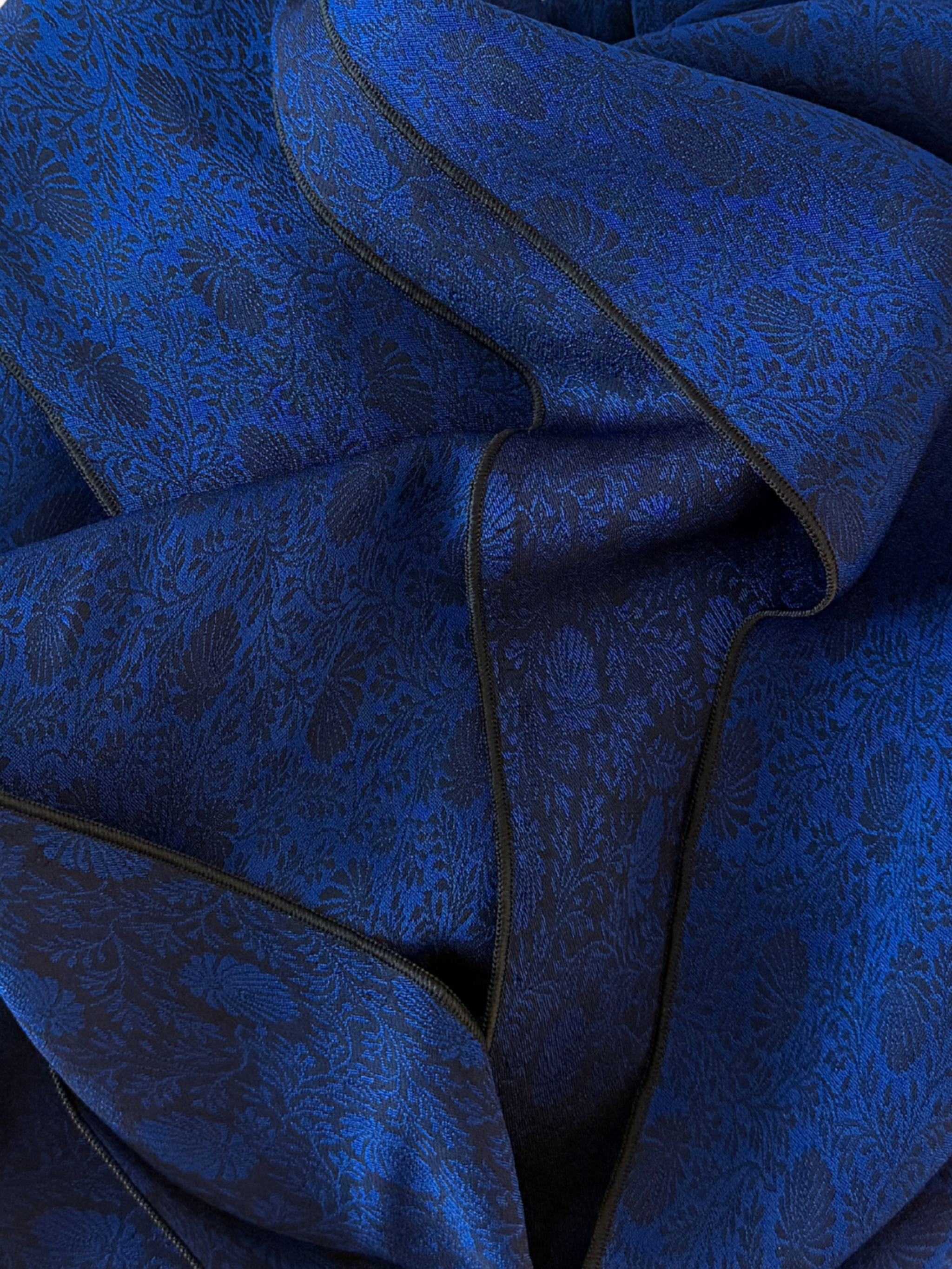 Vanta S Piece, in Blue Jacquard