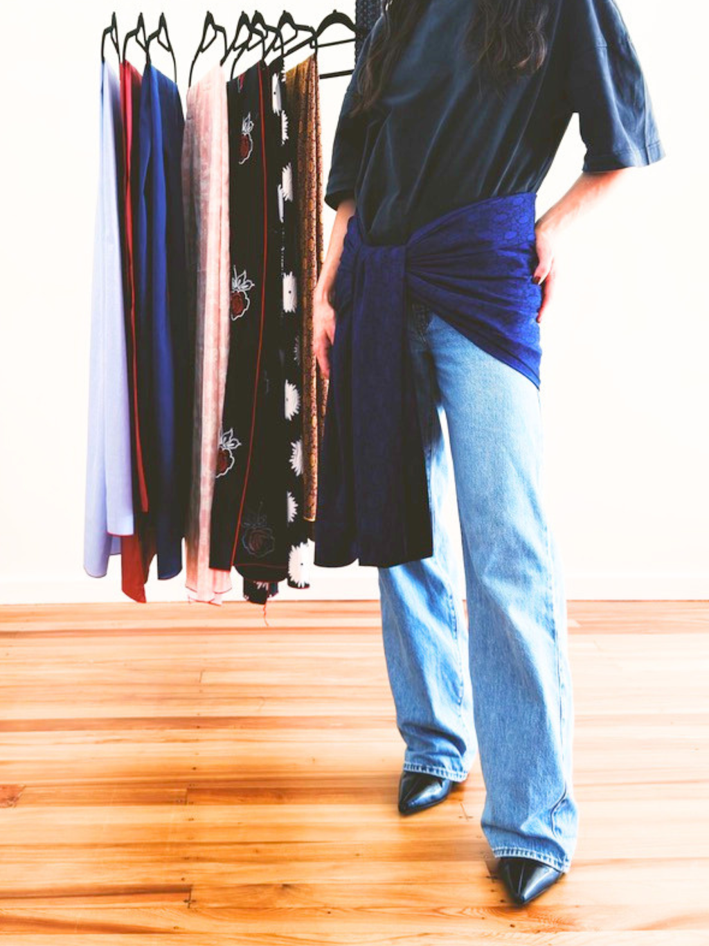 Vanta S Piece, in Blue Jacquard
