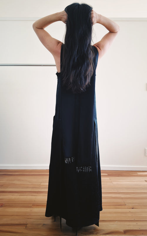 Muse Mini, in Black Crepe