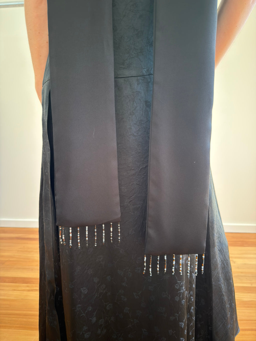 Muse Mini, in Black Crepe